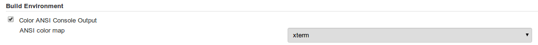 Jenkins ANSI color